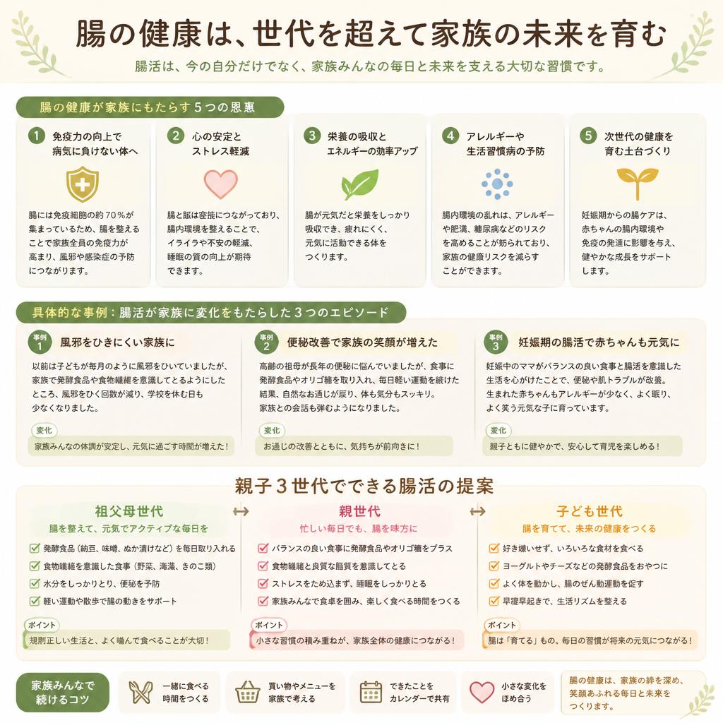 世代間での健康維持のサポート