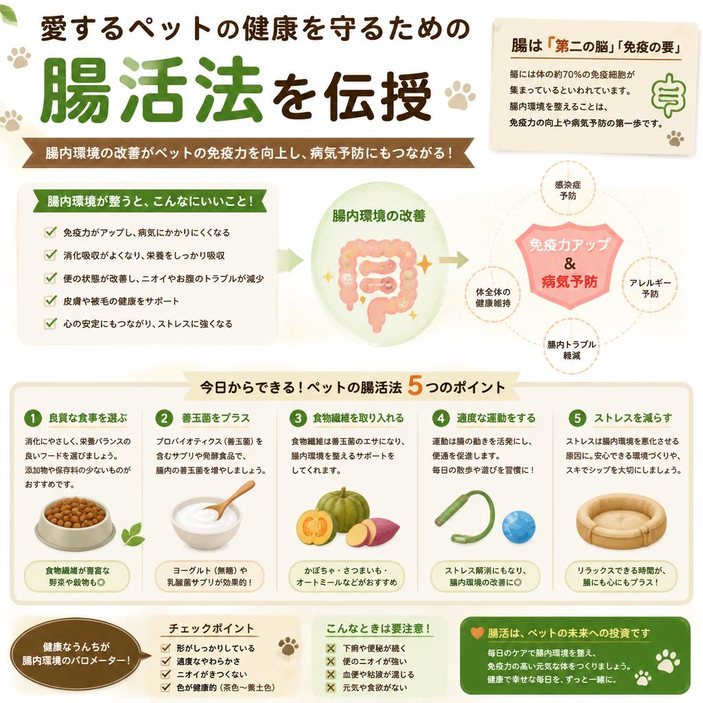 ペットの腸活とその重要性