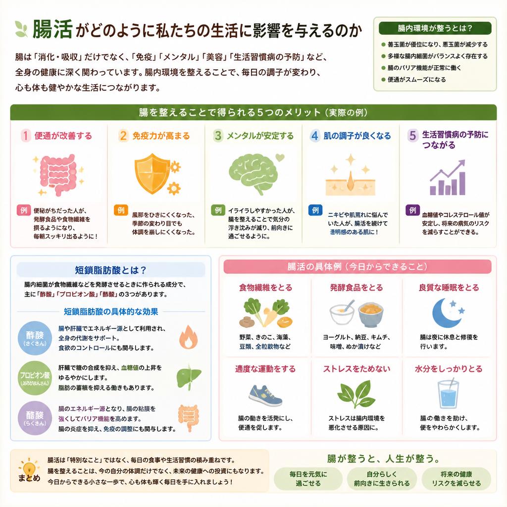 腸活の重要性