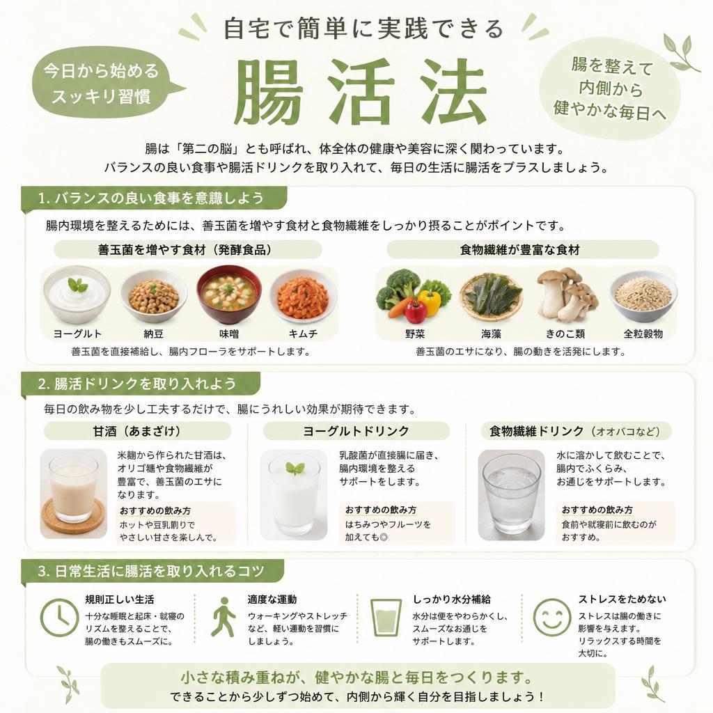 ストレス軽減に効果的な腸活法