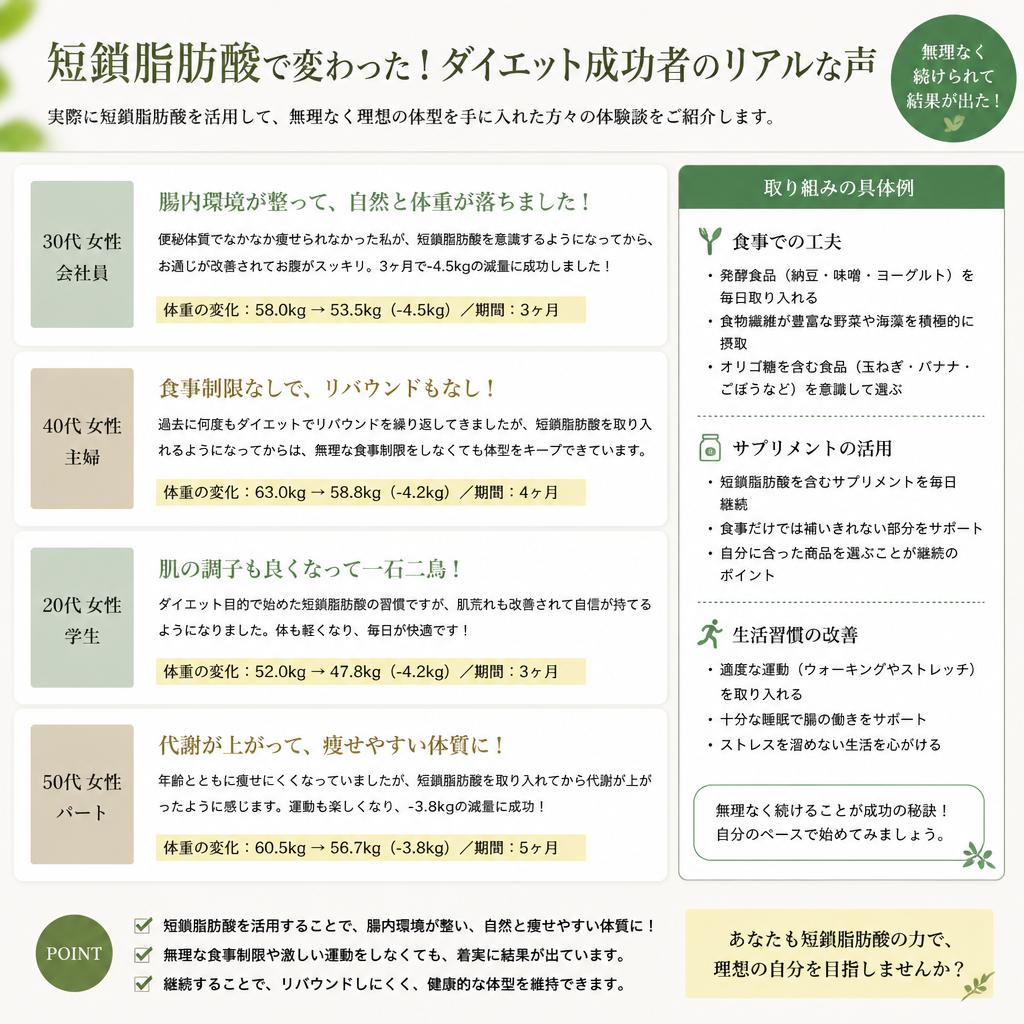 腸活の成功体験談