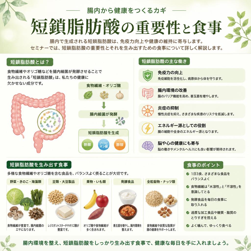 短鎖脂肪酸の力 ― 免疫力を高める