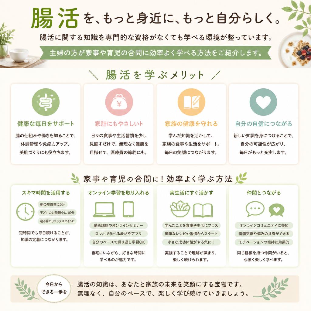 主婦でも簡単にできる学び方