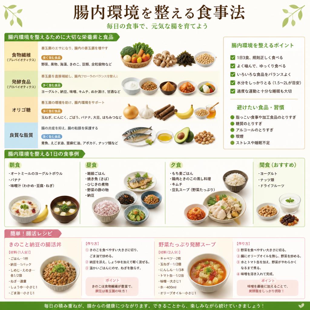 栄養学から学ぶ腸活法