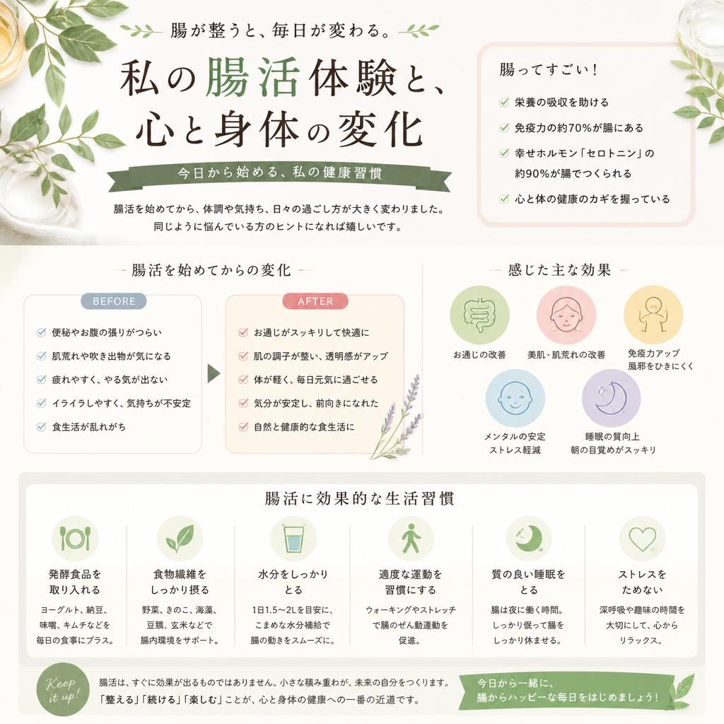 生活習慣の見直しで変わる体
