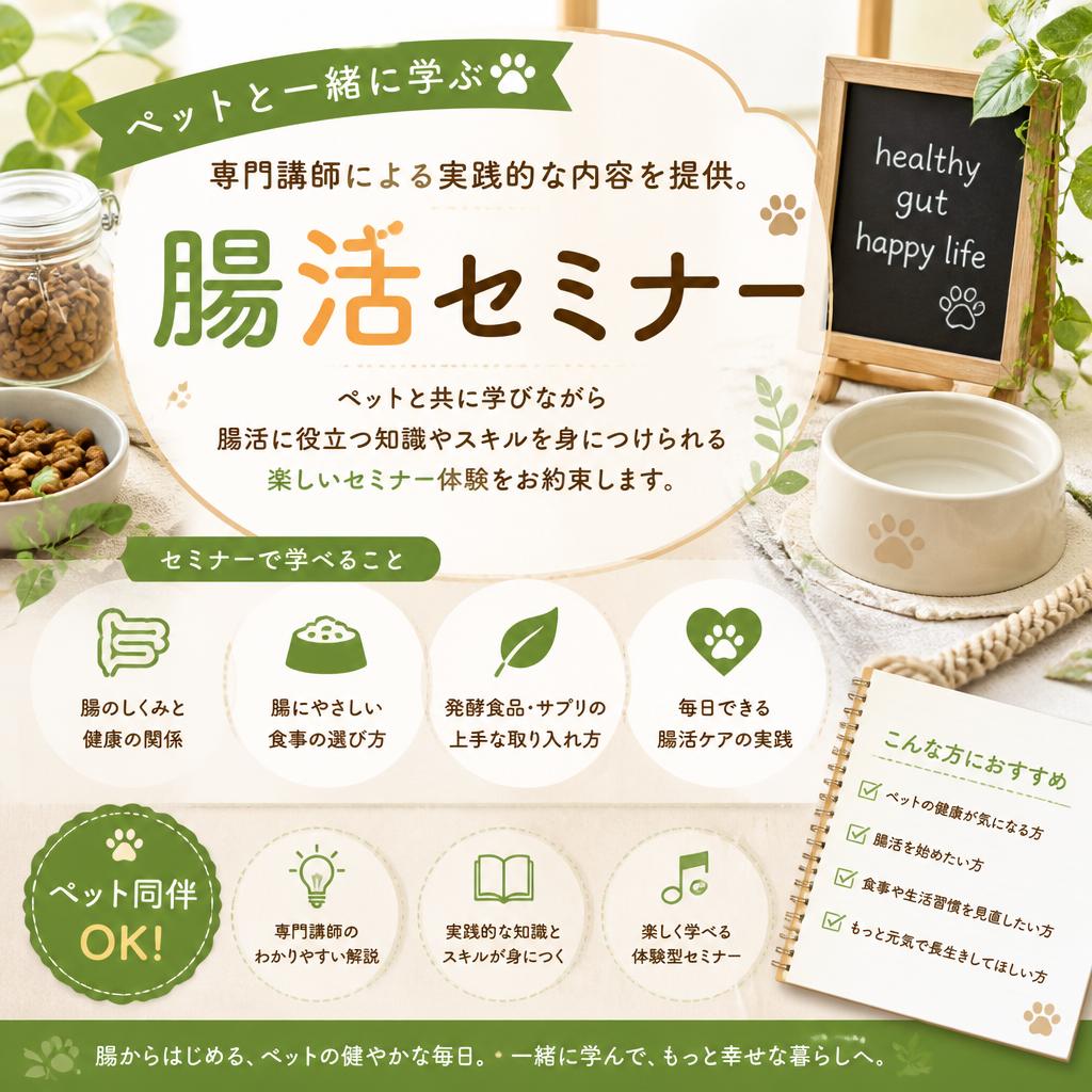 楽しく学べる腸活セミナー
