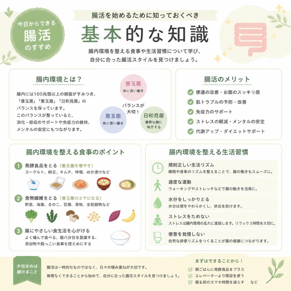 ゼロから始める腸活の基礎知識