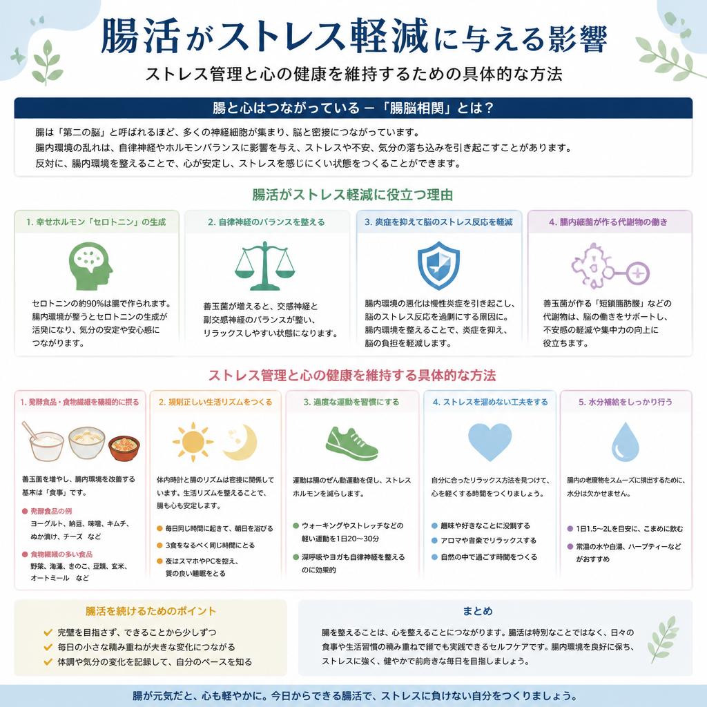 ストレス管理がもたらす心の余裕