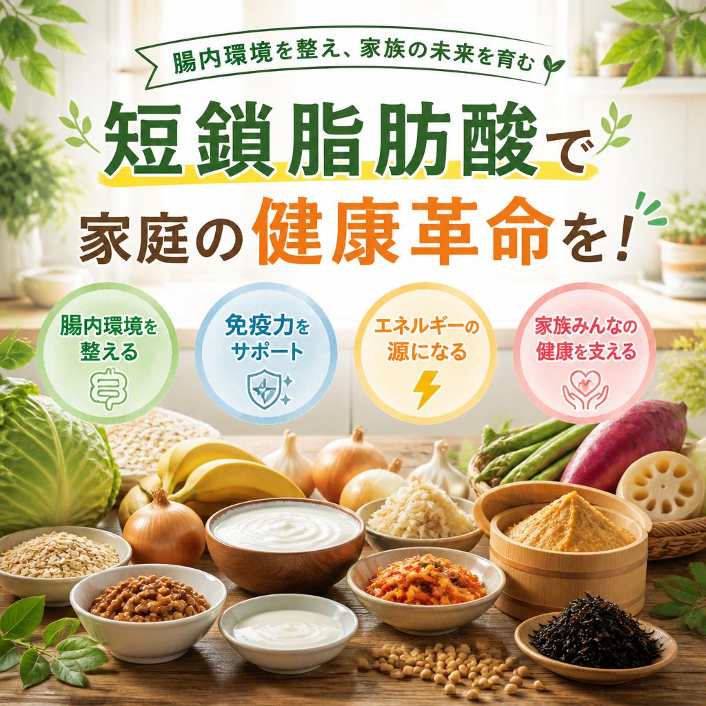 短鎖脂肪酸で家庭の健康革命を！