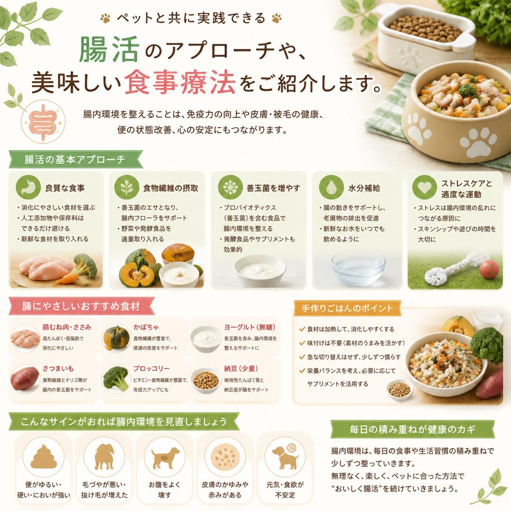 ペットと一緒に腸活を楽しむ方法
