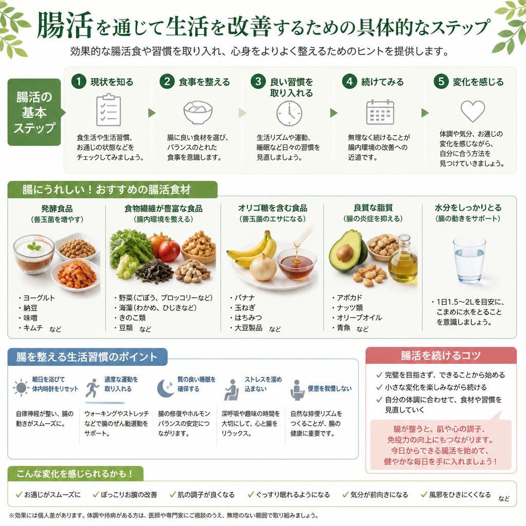 生活改善へのステップ