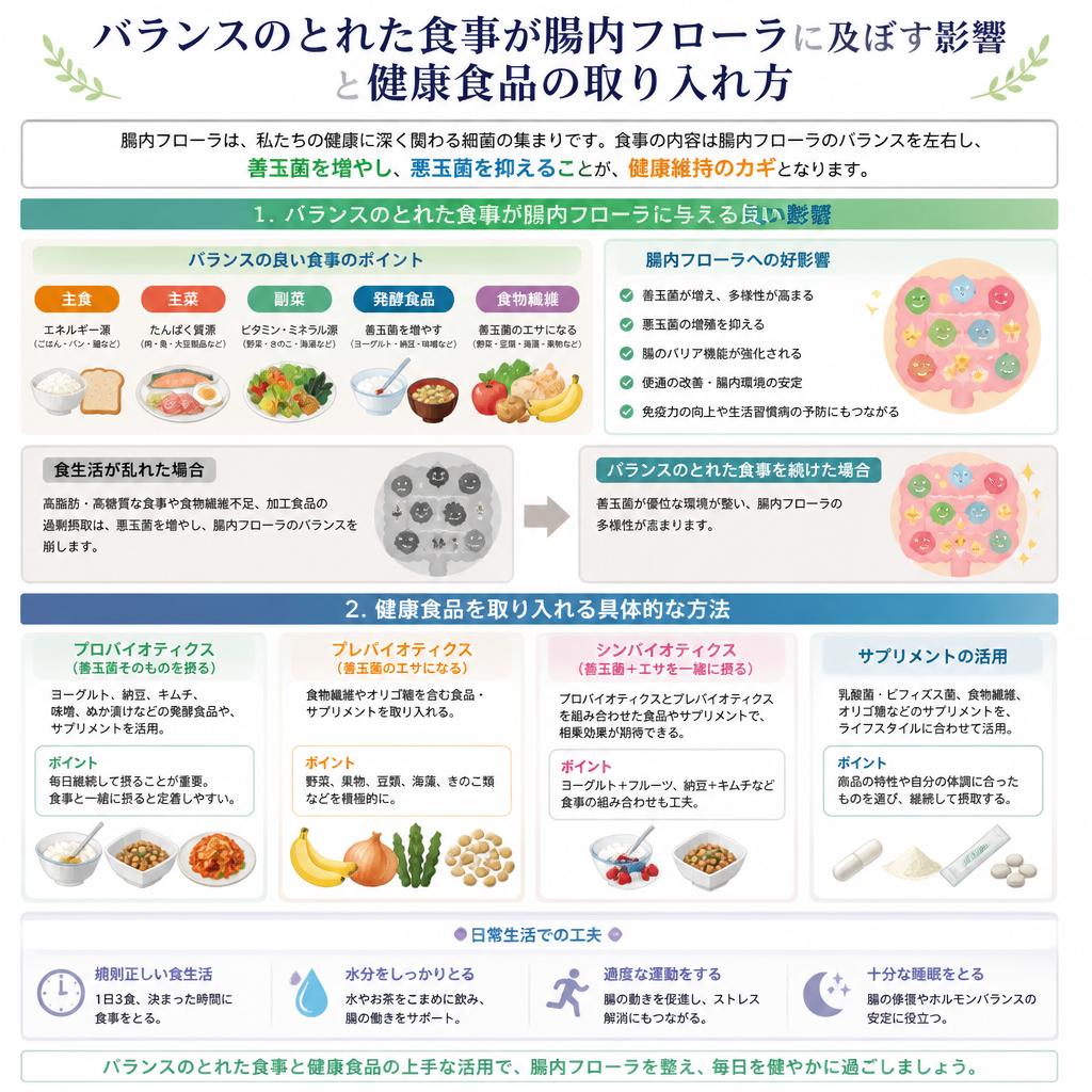 健康的な食生活を実現する方法