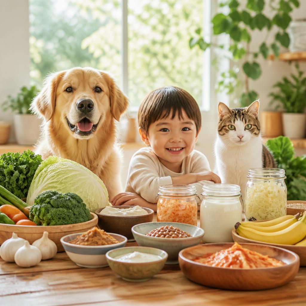 家族みんなで腸活、ペットも一緒に！