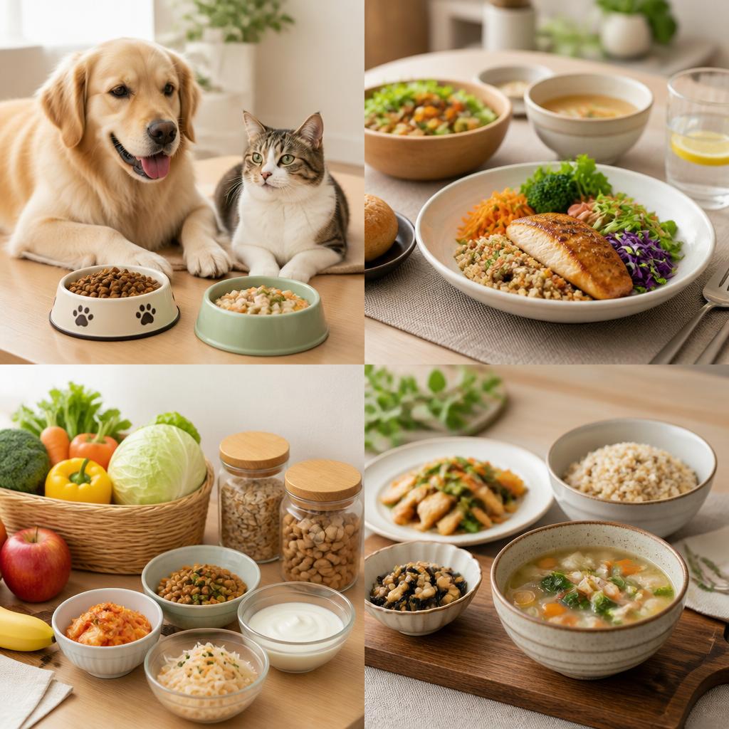 ペットと一緒に食生活改善